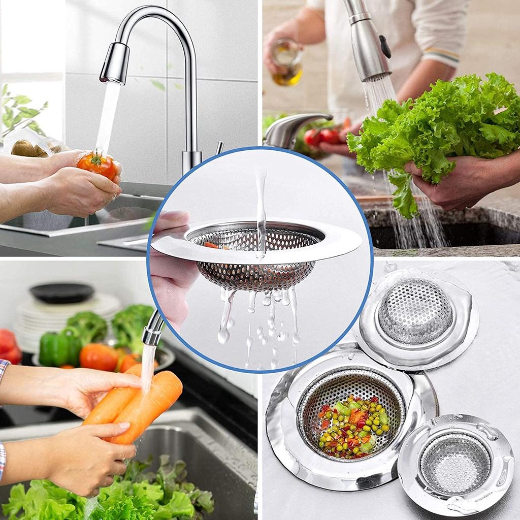 Dụng cụ lọc rác chống tắc nghẽn cho bồn rửa chén