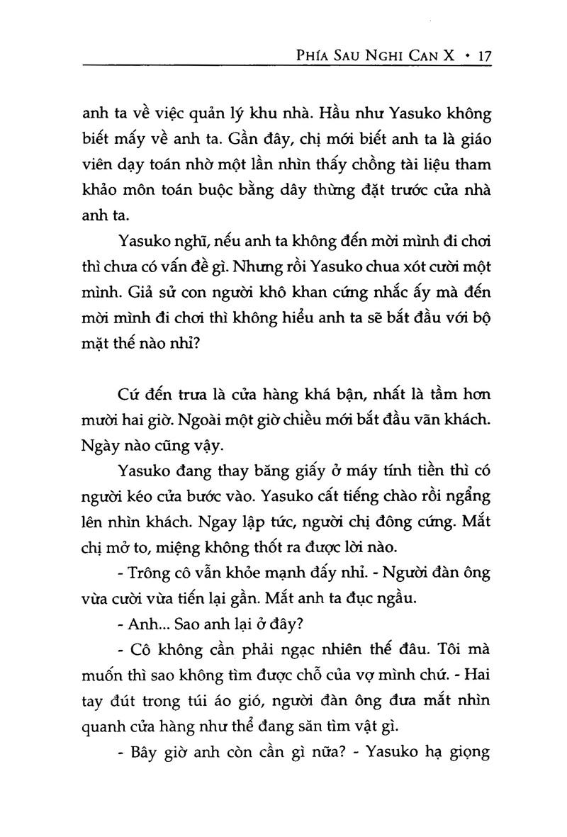 Phía Sau Nghi Can X (Tái Bản 2024)