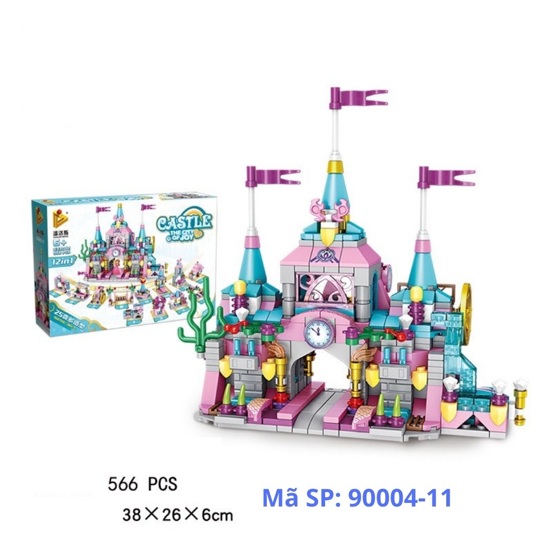 Đồ chơi lắp ráp mô hình ô tô máy bay lâu đài người máy robot thông minh cỡ lớn EASYKIDS giúp trẻ phát triển trí tuệ