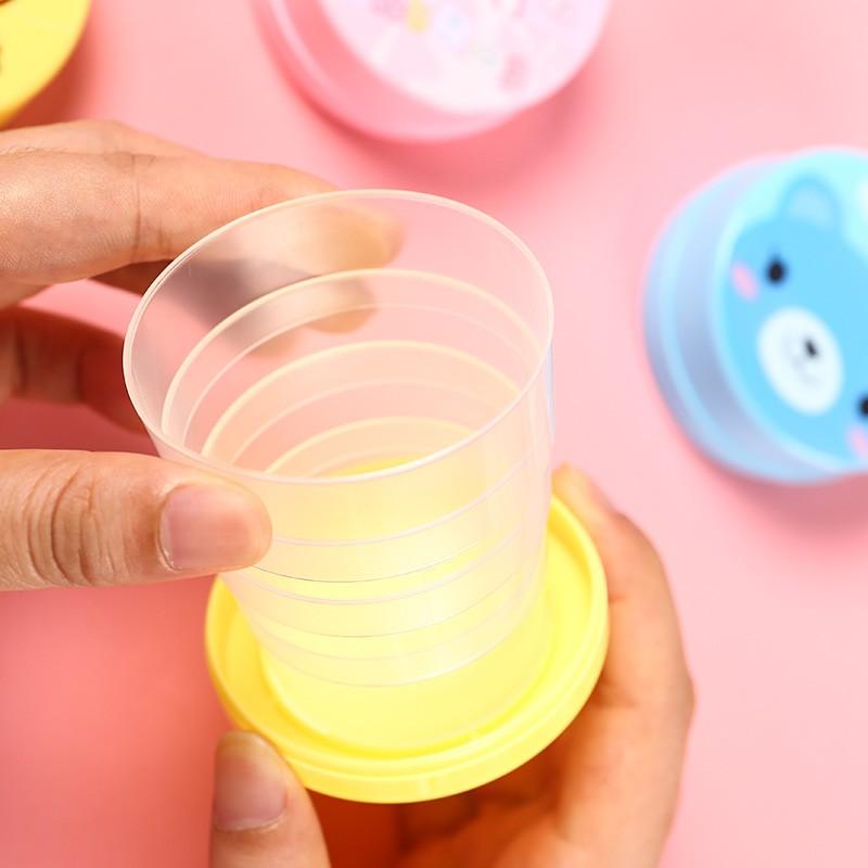 Ly Gấp Gọn/Cốc Xếp Tiện Dụng - Cốc Nhựa Gấp Gọn Du Lịch Hoạt Hình