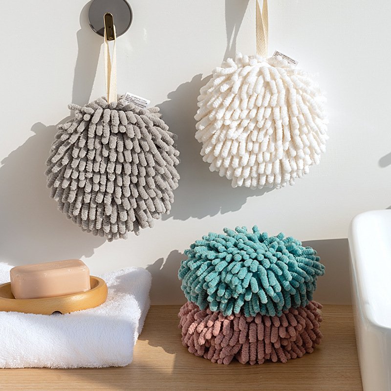 Khăn Lau Tay Tròn Treo Tường Hình Lông Nhím