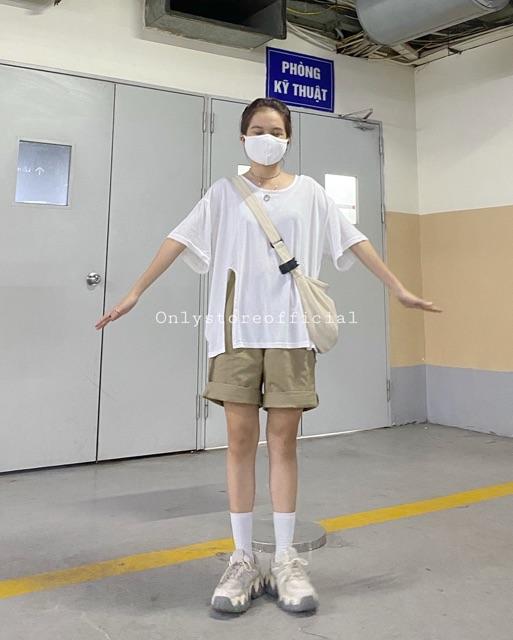 Set áo xẻ+quần short
