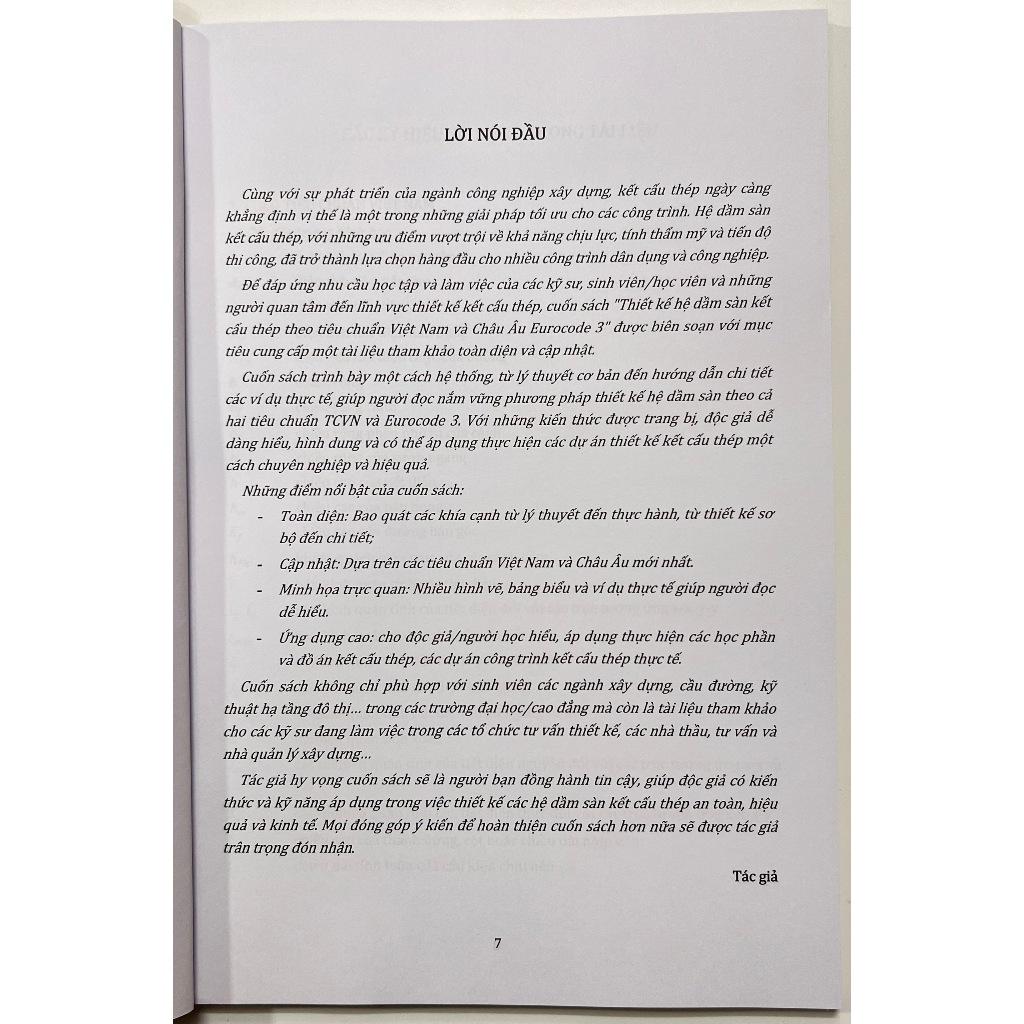 Sách - Thiết Kế Hệ Dầm Sàn Kết Cấu Thép Theo Tiêu Chuẩn Việt Nam Và Châu Âu EUROCODE