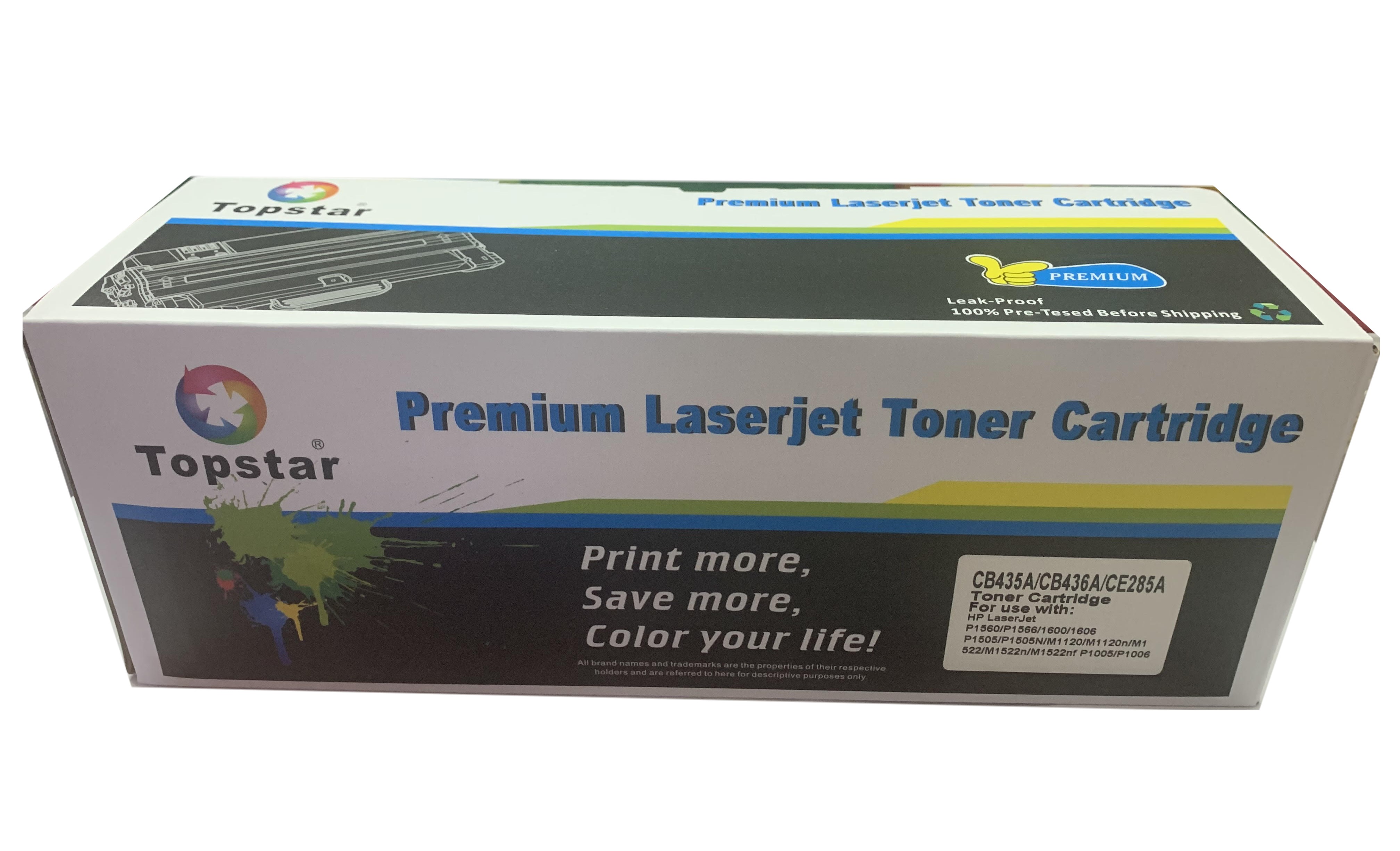 Hộp mực in thương hiệu TOPSTAR ( Toner Cartridge CE285A/CB435A/CB436A/CRG325 )