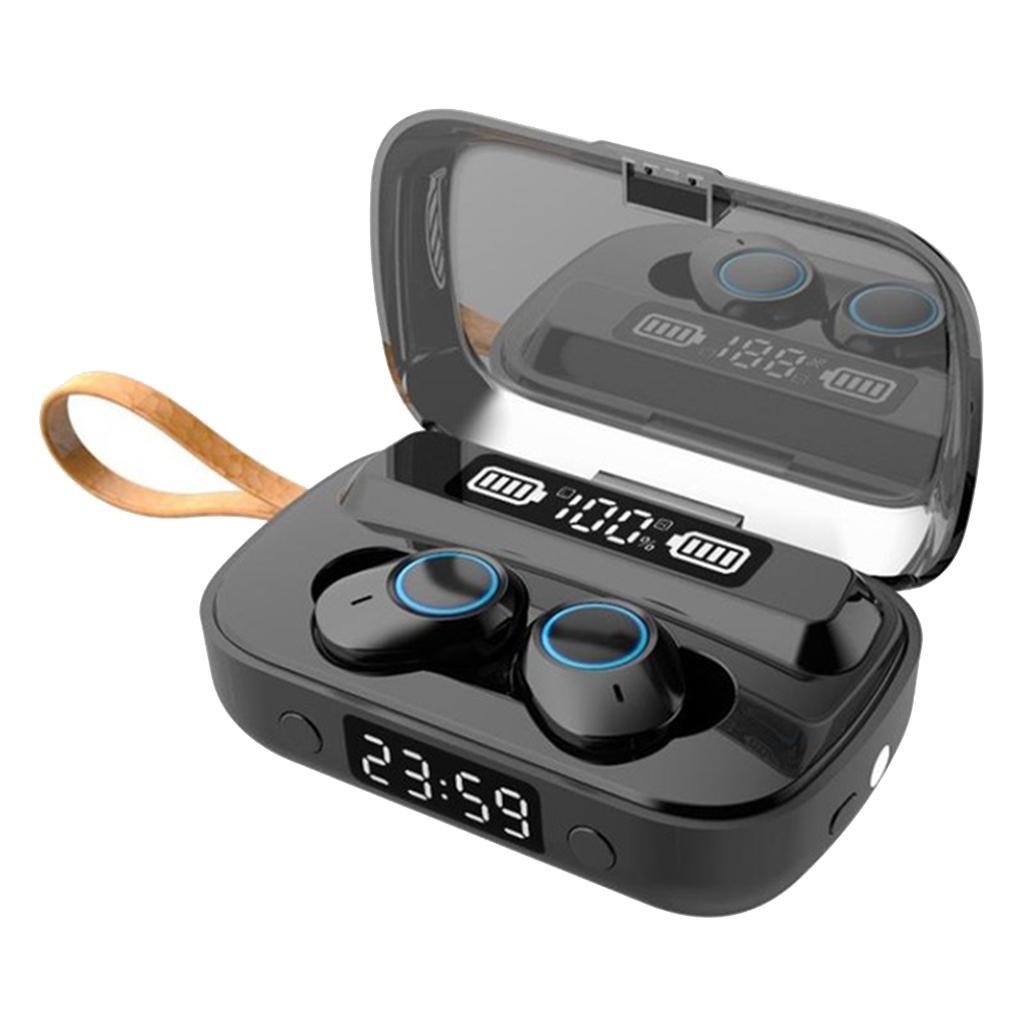 Bluetooth V5.1 Earphone Mini Wireless Sport Stereo Headset Flashlight