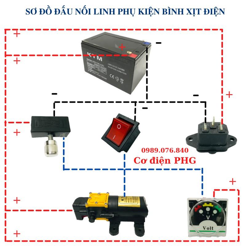 Rờ le - IC Máy bơm mini phun sương chuyên dùng cho phun thuốc, tưới cây, tưới lan, hệ thống làm mát không khí