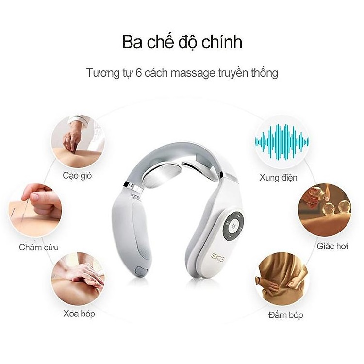 Máy massage cổ SKG bản nội địa