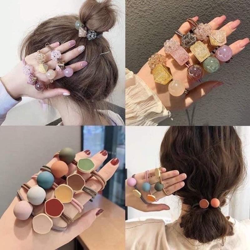 Túi 20 dây buộc tóc siêu xinh