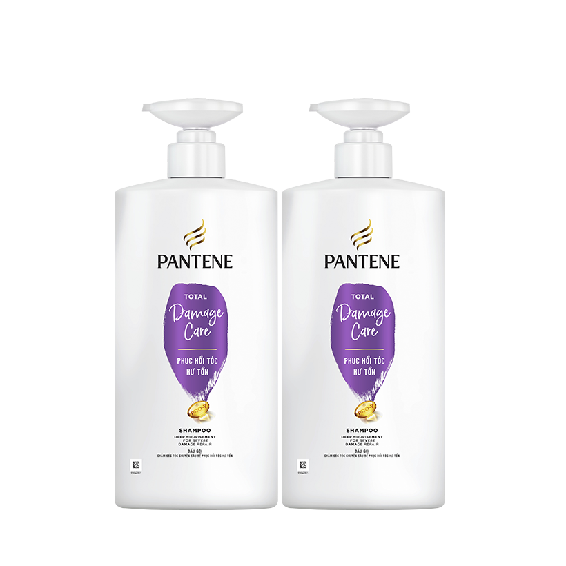 Combo 2 Dầu Gội PANTENE Phục Hồi Chăm Sóc Hư Tổn 650g/650ml