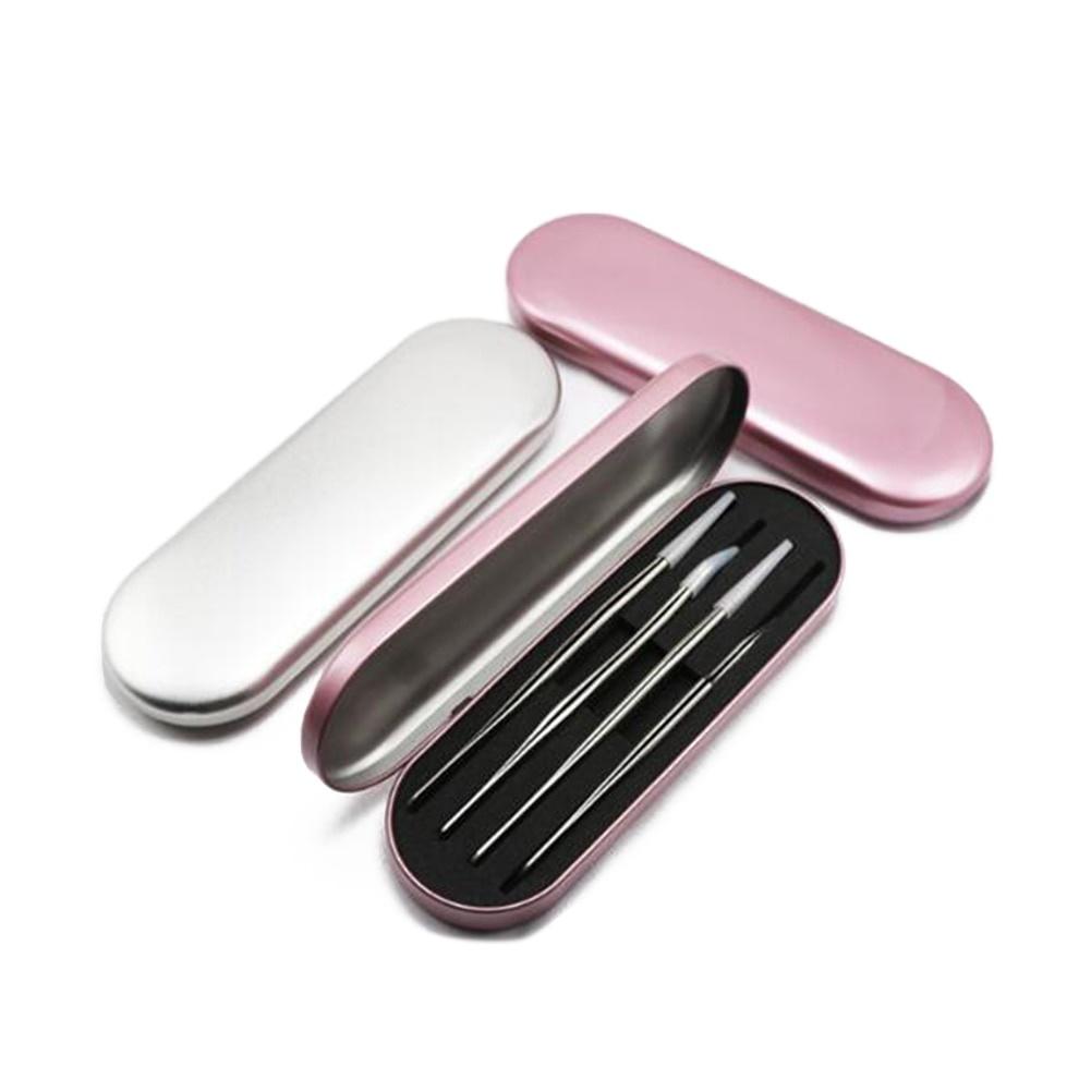 AA Professional Tweezers Storage Box Eyelash Extension Tweezers Eyelashes Eyeliner Pencil Organizer Case Makeup Tools