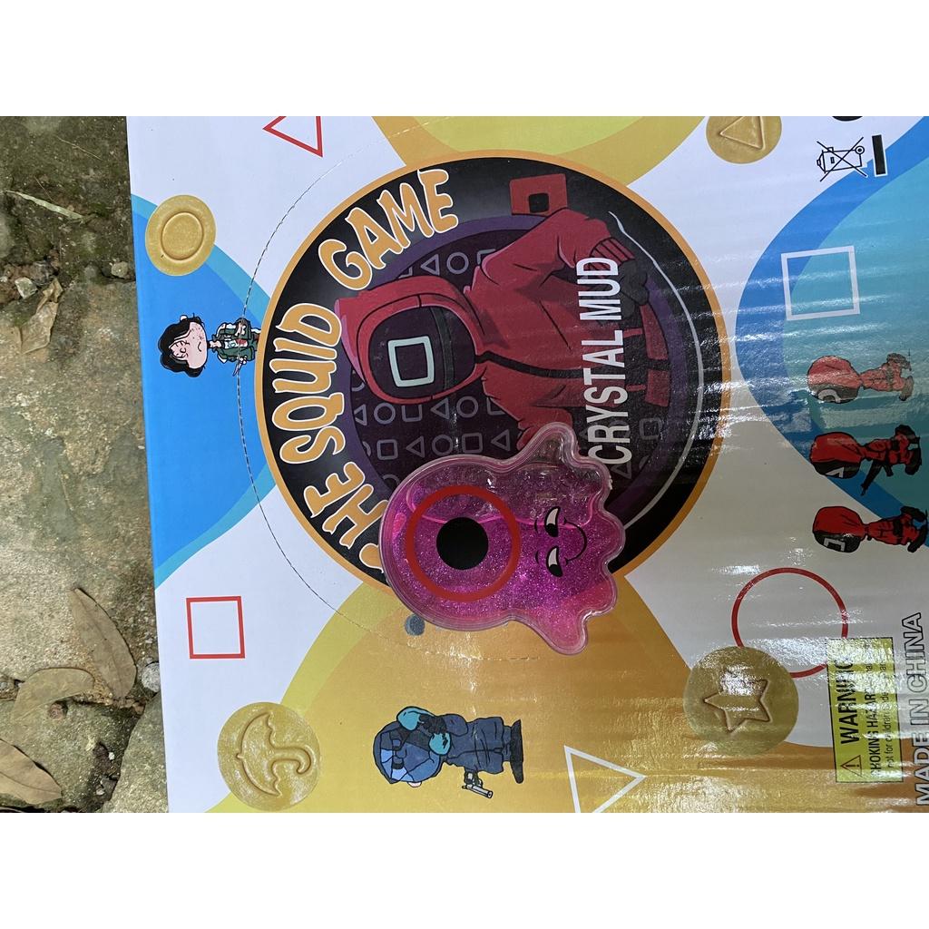 Sỉ 1 Hộp 24 lọ slime SQUID GAME trò chơi con mực , slam chất nhờn ma quái