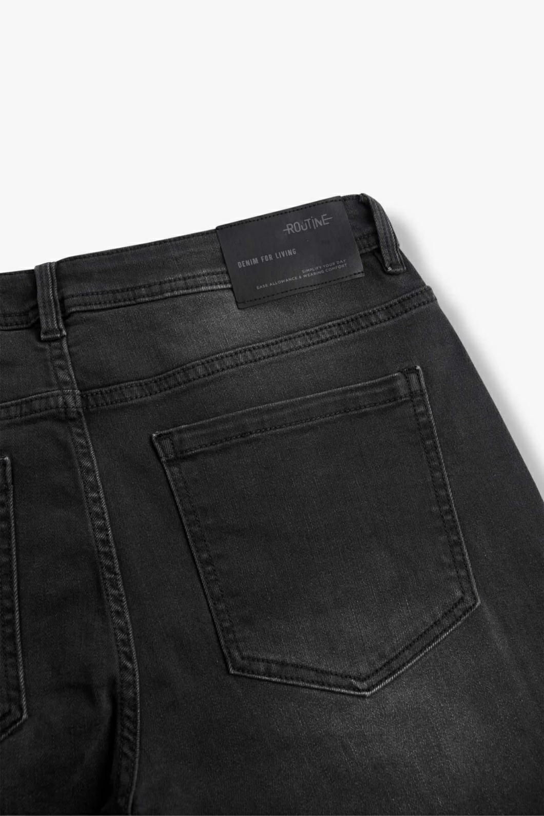 Quần Jean Nam Màu Xám Trơn Form Slim - ROUTINE 10S21DPA006CR2