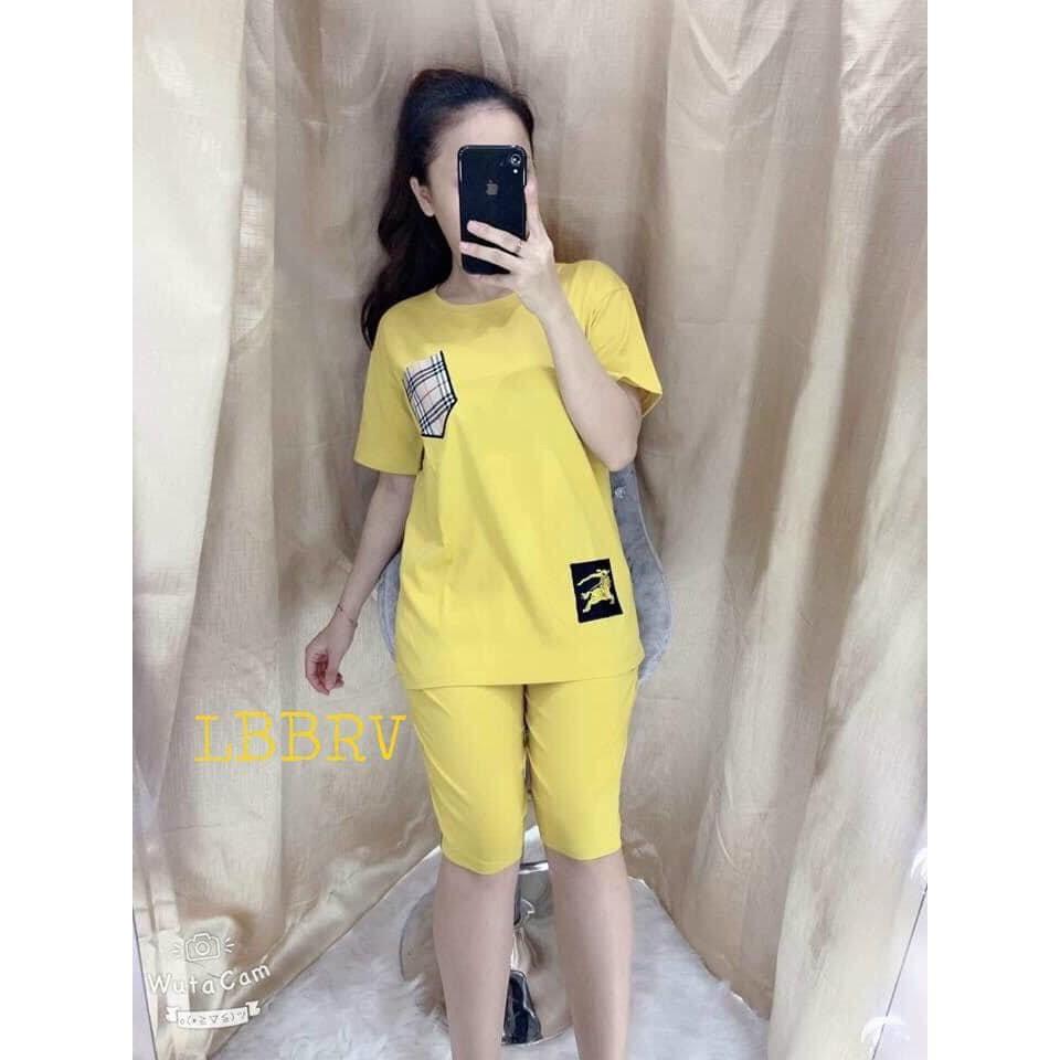 SET BỘ THUN NỮ,THIẾT KẾ HỌA TIẾT XINH XẮN,CHẤT LIỆU VÃI CO GIẢN VÀ MỀM MỊN