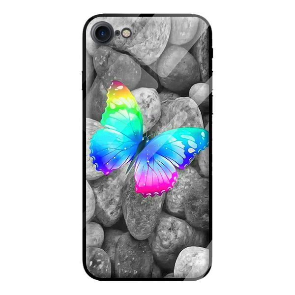 Ốp lưng kính cường lực cho iPhone 7 BƯỚM 1 - Hàng chính hãng