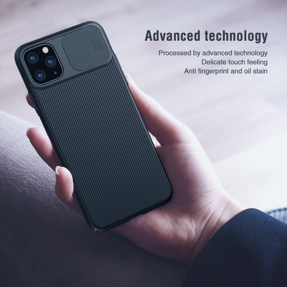 Ốp lưng chống sốc bảo vệ Camera cho iPhone 11 Pro  hiệu Nillkin Camshield  - Hàng chính hãng
