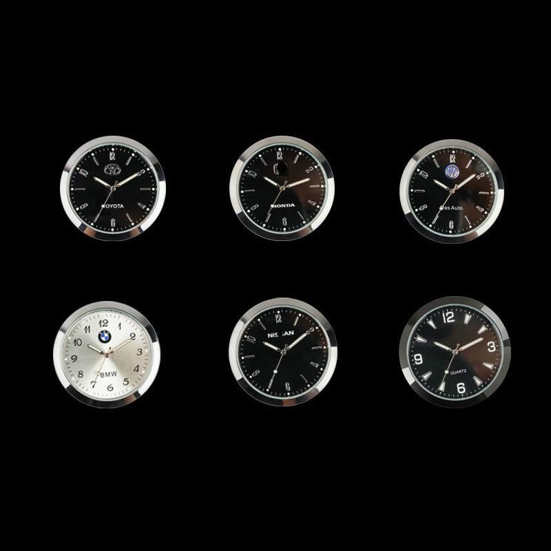 Đồng hồ trang trí để táp lô, cửa gió điều hòa dành cho xe Toyota, Kia, Huyndai, Honda, Ford, Chevrolet, Mazda