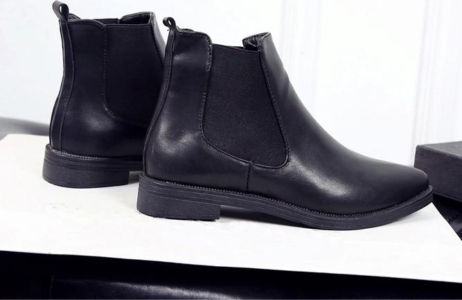 Giày Chelsea Boots Nữ Da PU T55