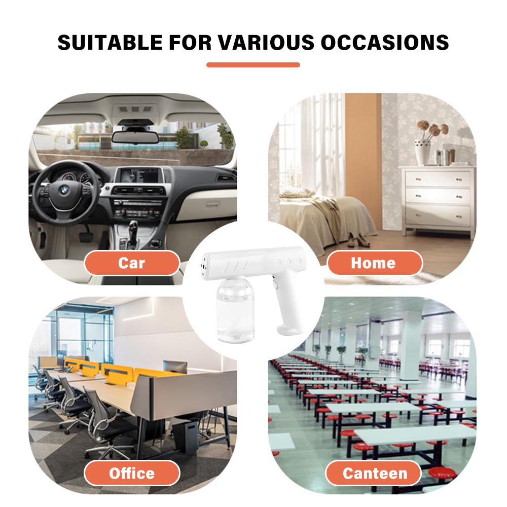 Máy Phun Sương Nano Cầm Tay Có Thể Sạc Lại Công Suất Lớn 300 / 500Ml