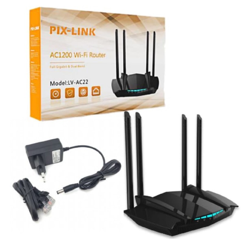 Router AC1200 LV-AC22 Pix-Link