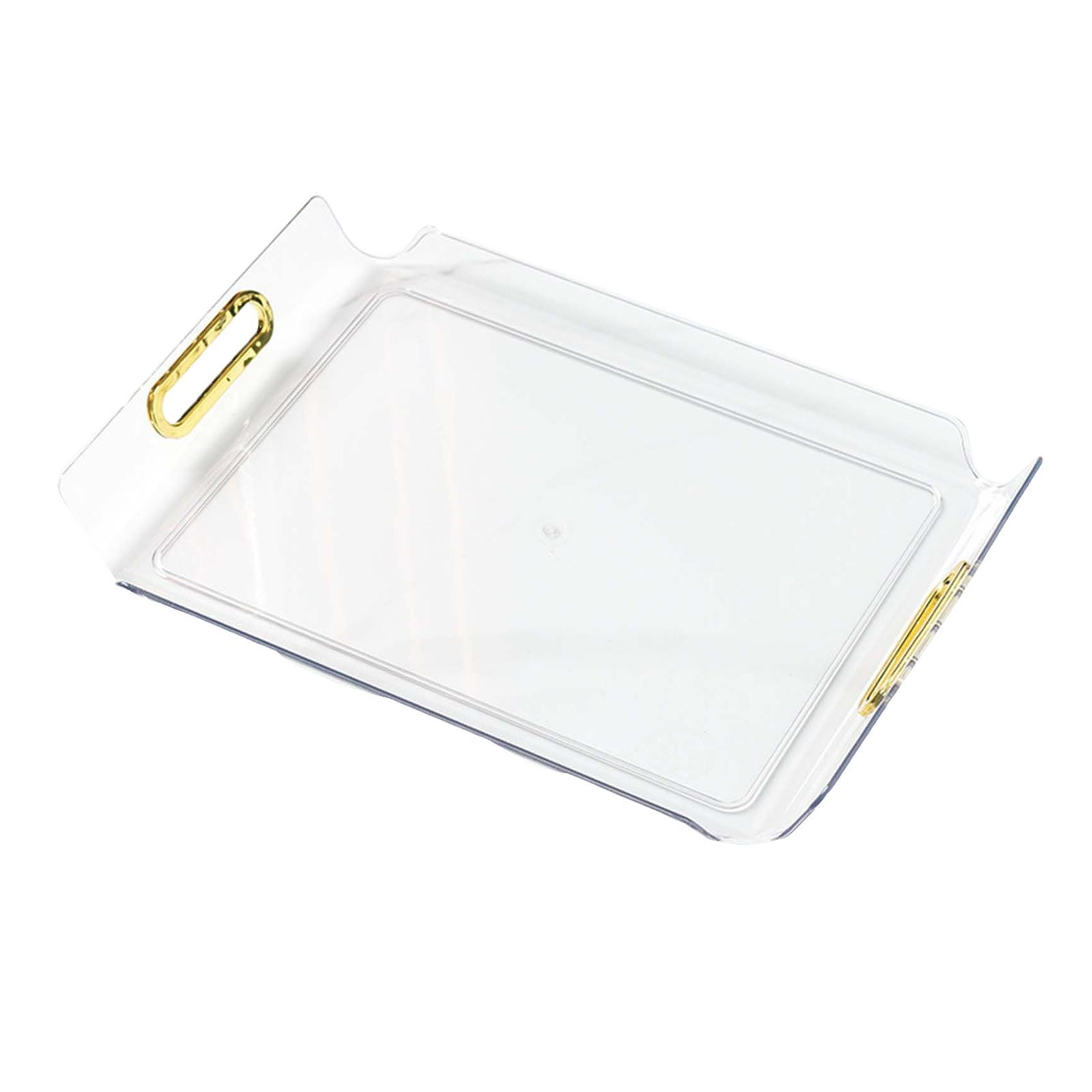 Vanity Tray Cosmetic Storage Tray Makeup Organizer for Desktop Bedroom