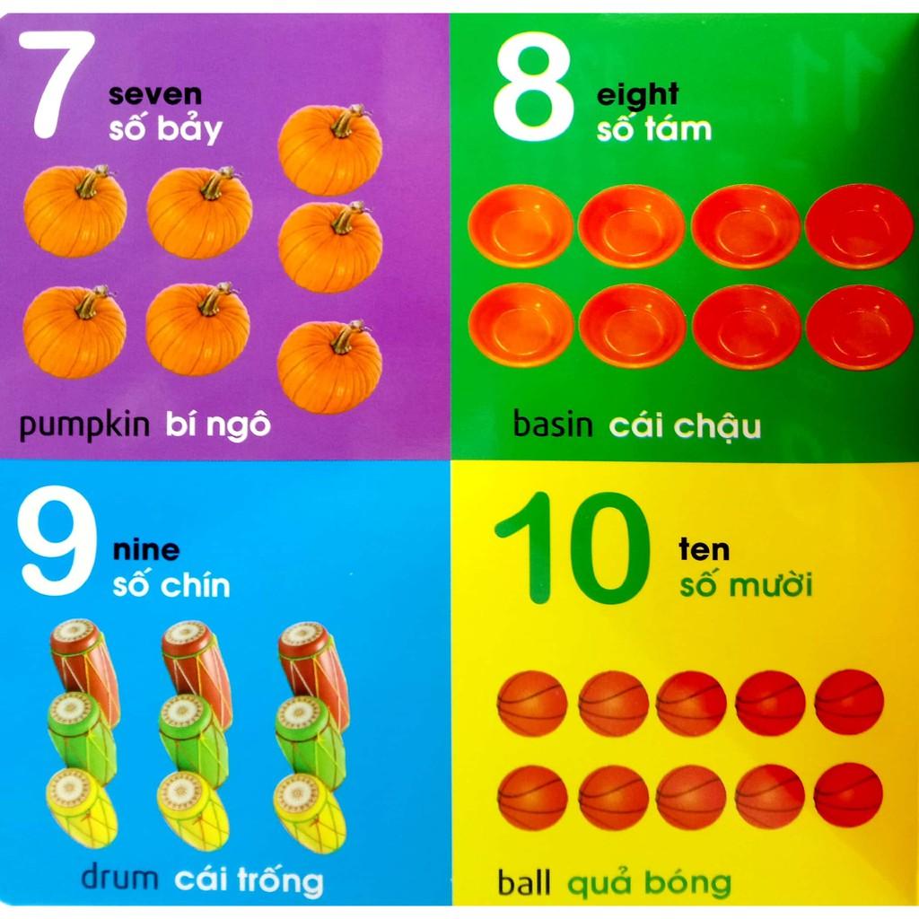 Sách: 101 First Words: Numbers - Shapes - Colours / 101 Từ Đầu Tiên: Chữ Số - Hình Dạng - Màu Sắc ( Tái bản)