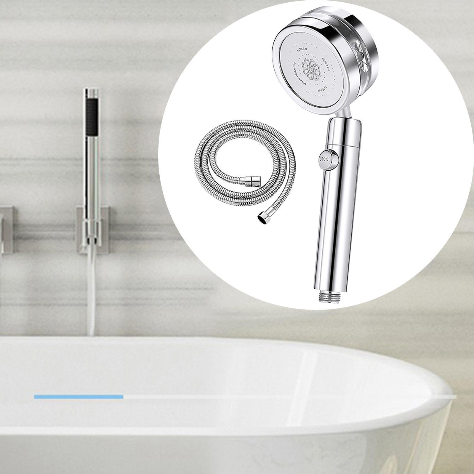 High Pressure Handheld Shower Head for Bathroom Silver