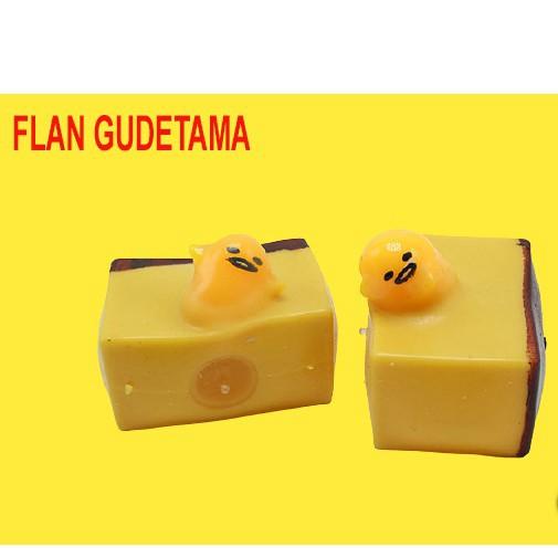 GUDETAMA trúng trút giận bánh mật ong Bánh Flan - Pudding Gudetama (Tròn