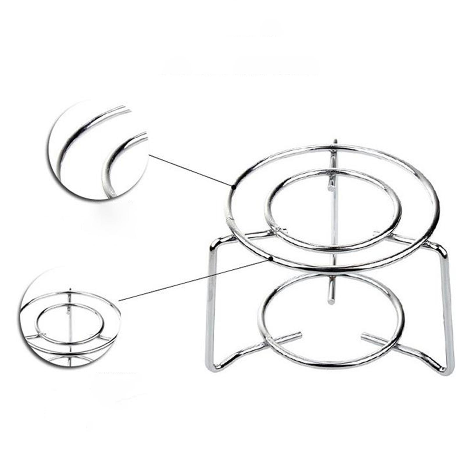 Coffee Pot Bracket with Stoves Pot Rack Cast Iron Portable for Stovetop