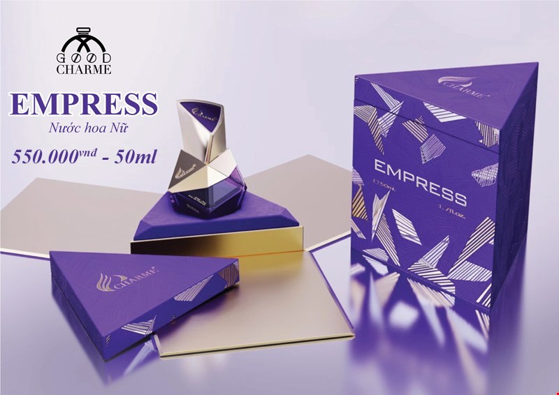 Nướ́c Hoa Nữ Cao Cấp GOOD CHARME EMPRESS 50ml Lưu Hương Lâu Ngọt Ngào, Nữ Tính_Nước Hoa Chính Hãng