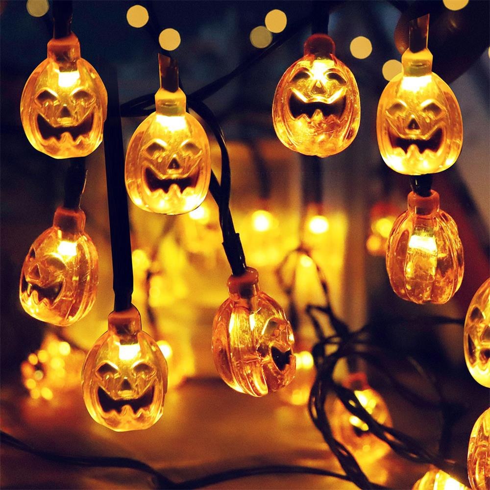 Dây đèn led trang trí bí ngô Halloween GV-PHSL-2