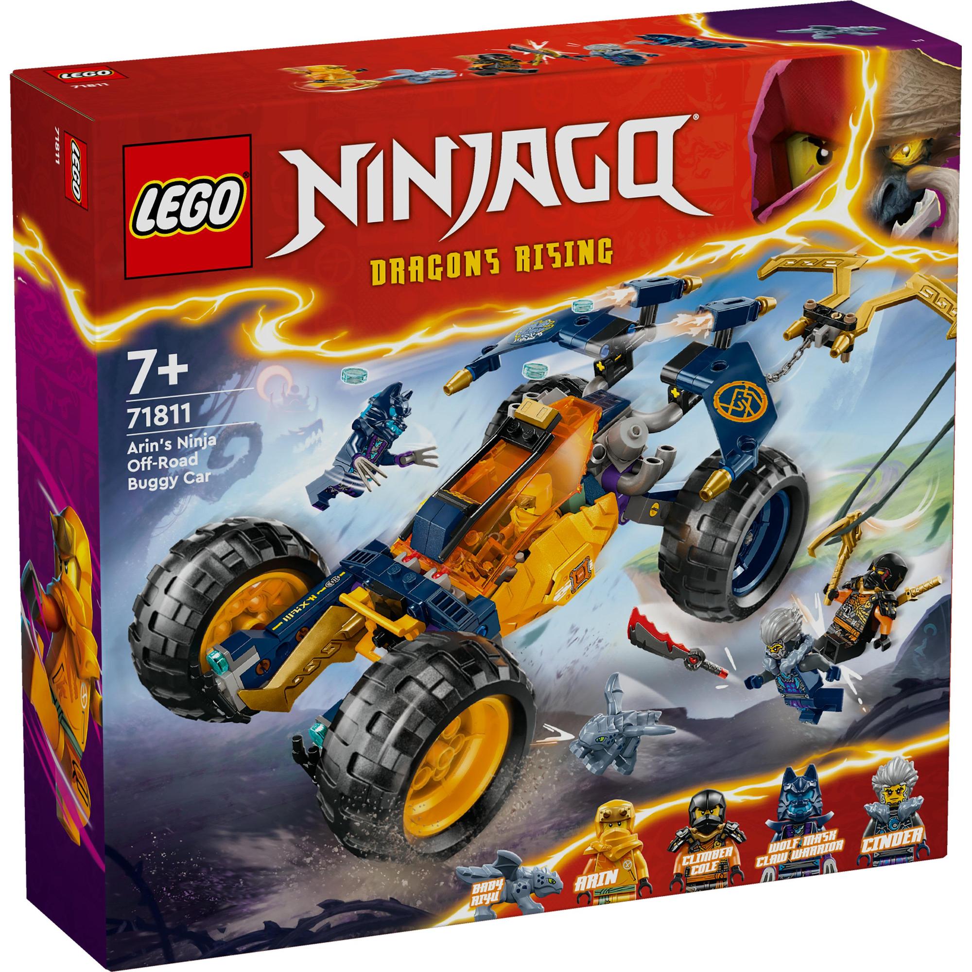 LEGO NINJAGO 71811 Đồ chơi lắp ráp Chiến xe địa hình của Arin (267 Chi Tiết)