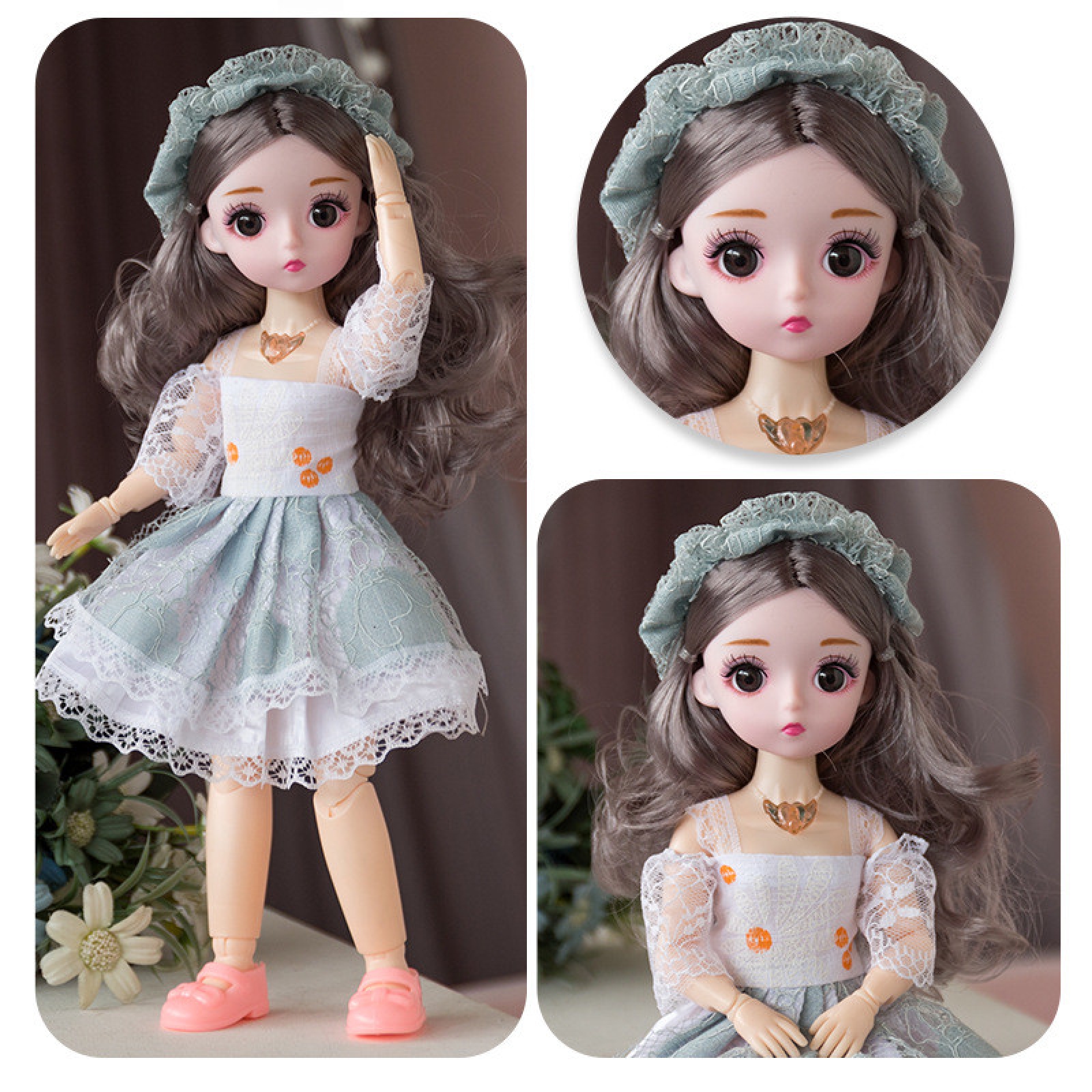 Búp bê trẻ em 30cm ngọt ngào 047