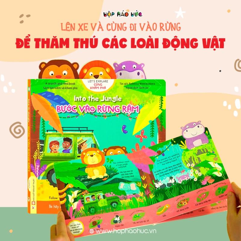 Hộp Háo Hức GƯƠNG THẦN TRONG RỪNG RẬM cho bé 0-3 tuổi: Combo 3 cuốn sách và Set trò chơi GƯƠNG THẦN