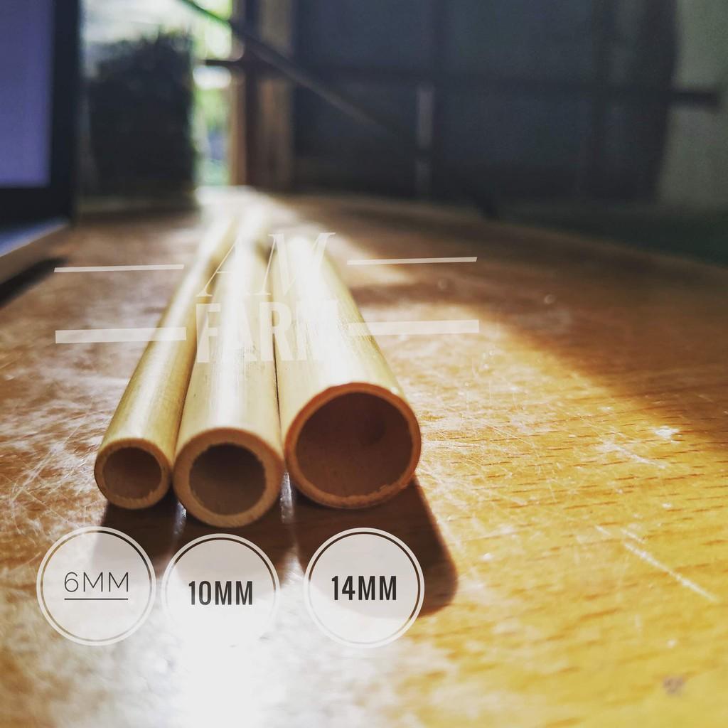 Set 2 ống hút tre + 1 cọ tre + 1 túi canvas