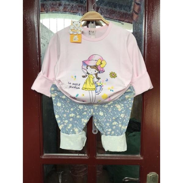 Bộ dài tay xuất Hàn cho bé gái từ 15-23kg
