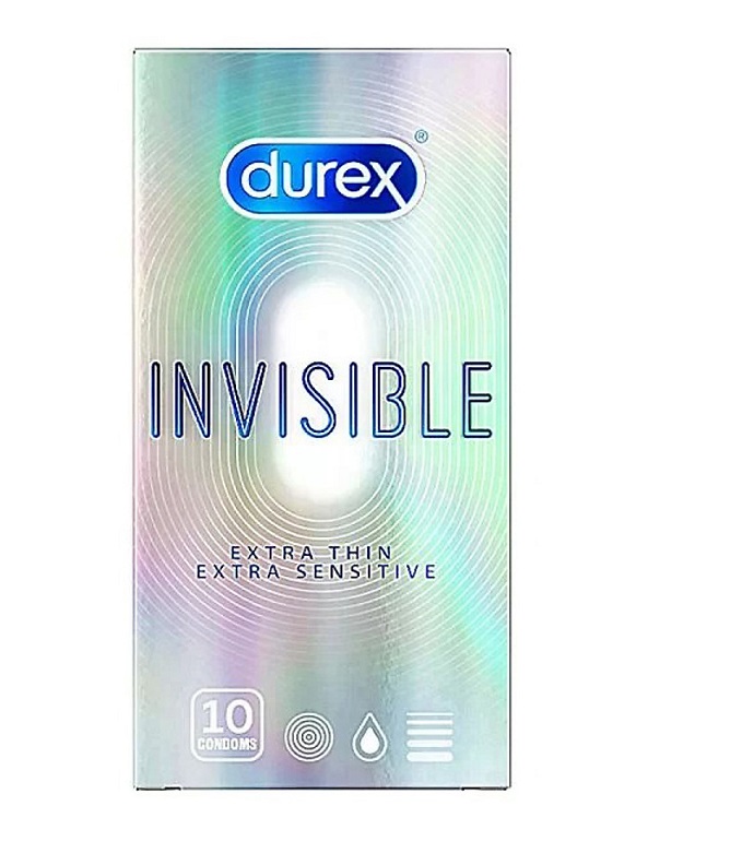 Hình ảnh Bao Cao Su Durex Siêu Mỏng Invisible Extra Thin - 100% Hàng Chính Hãng - 10s