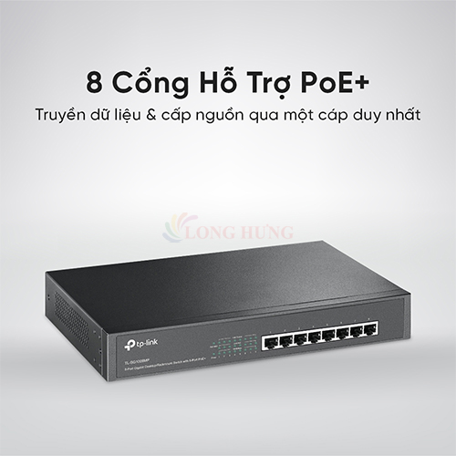 Switch TP-Link 8-Port PoE+ with 8-Port Gigabit Desktop TL-SG1008MP - Hàng chính hãng