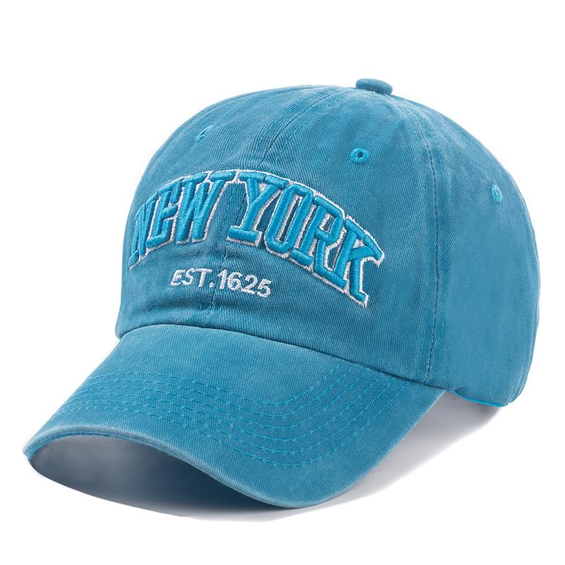 Thương hiệu New York rửa mũ bông cho nam giới Gorras Snapback Mũ bóng chày Casquette Dad Hat ngoài trời Color: Khaki
