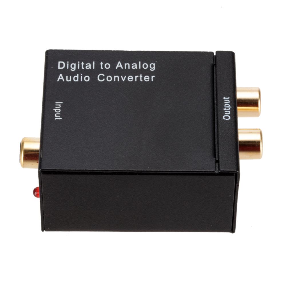 LccKaa Bộ Chuyển Đổi Âm Thanh Kỹ Thuật Số Sang Analog Sợi Quang Đồng Trục Tín Hiệu Sang Analog DAC Spdif Stereo RCA Jack DAC Bộ Giải Mã Khuếch Đại