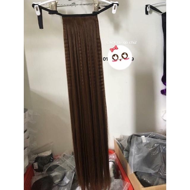 Tóc cột thẳng bám phồng️