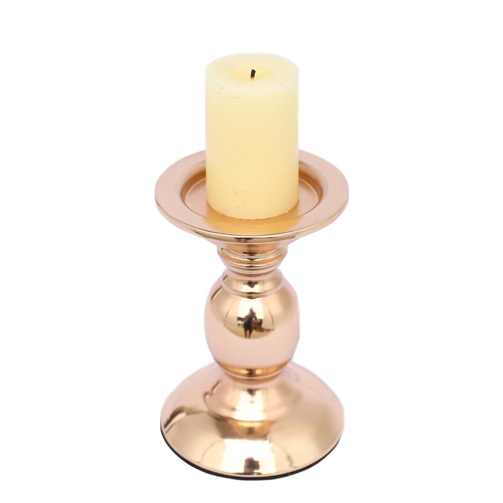 Iron Candlestick Pillar Candle Holder for Wedding Party Home Decor