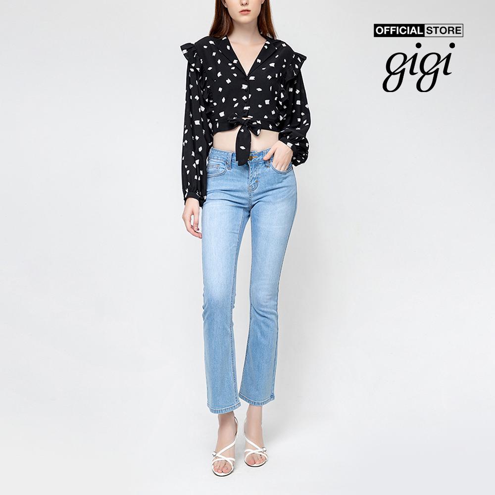 GIGI - Quần jeans nữ ống loe High Waisted Flared G3102J202323