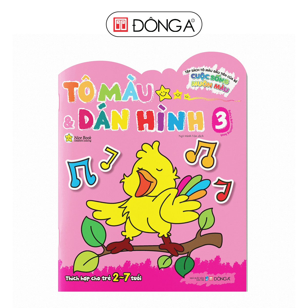 Bộ Tô Màu Và Dán Hình - Cuộc Sống Muôn Màu (Cuốn Lẻ và Combo) (Tái bản)