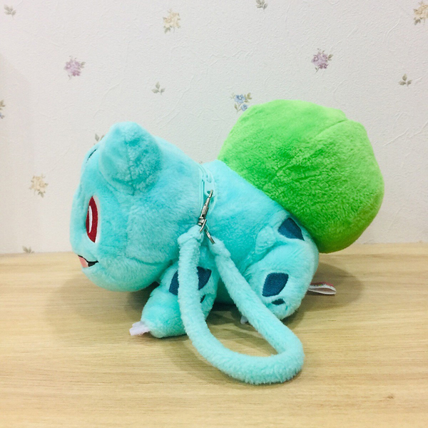 Gấu Bông Pokemon Bulbasaur - Ếch Kỳ Diệu Có Dây Kéo (30 Cm) Gb156 (Tặng 1 Đèn Led 8 Bóng Siêu Sáng Cắm Cổng Usb)