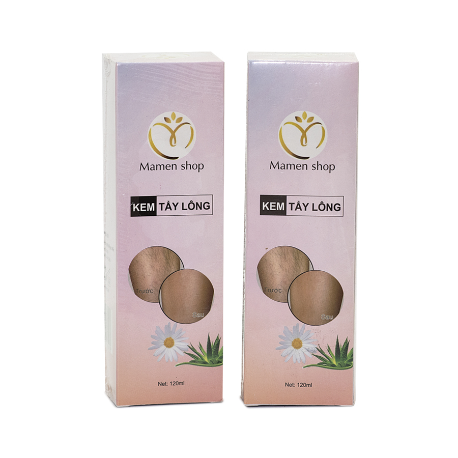 Kem Tẩy Lông Vĩnh Viễn Mamen Shop 120ml (Combo 2 hộp)