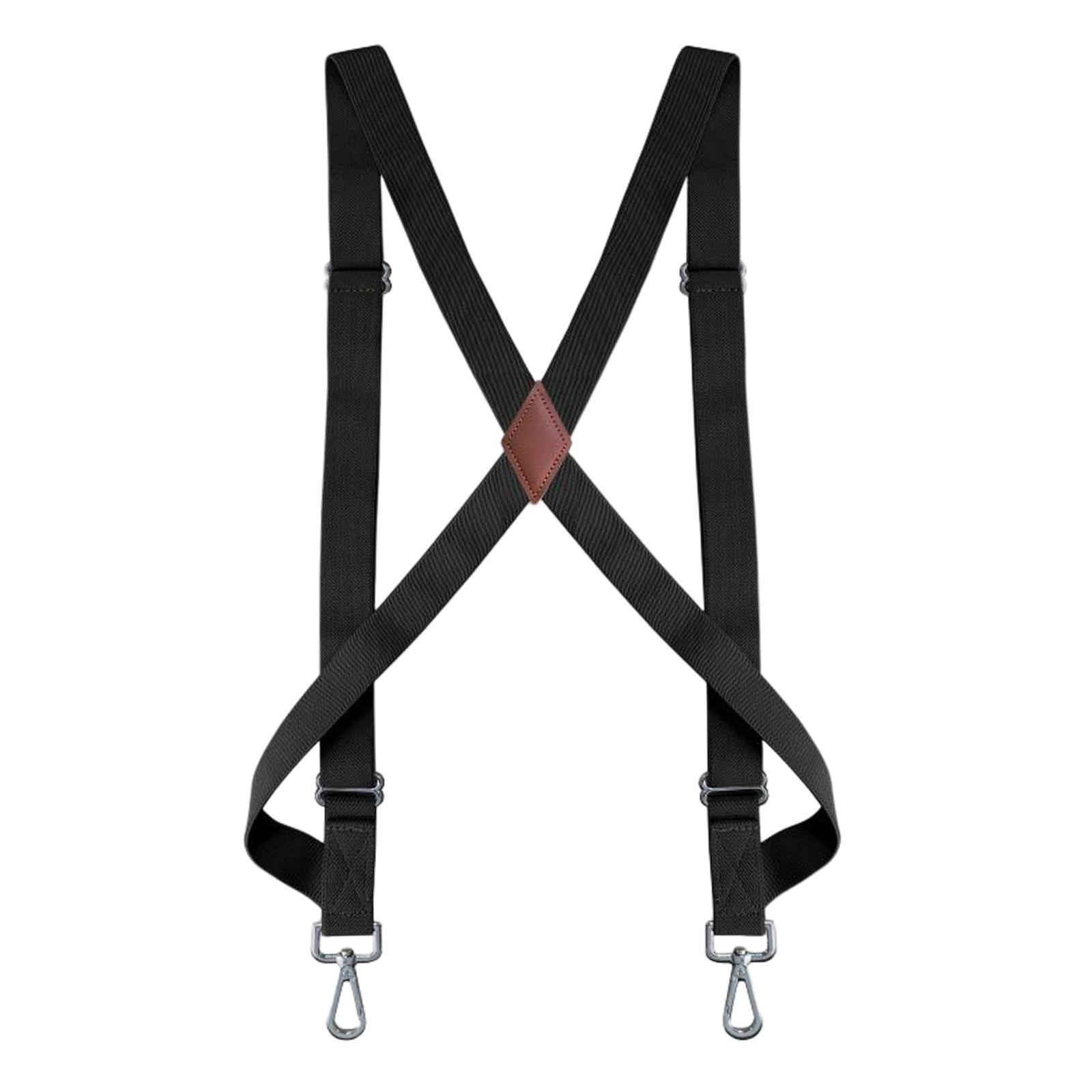 Mens Womens Suspender X Shaped Elastic Straps Hook Suspenders Adjustable