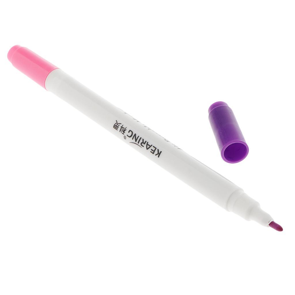 Fabric Marking Pens, Double Color Water Soluble Ink for Quilting, Dressmaking,