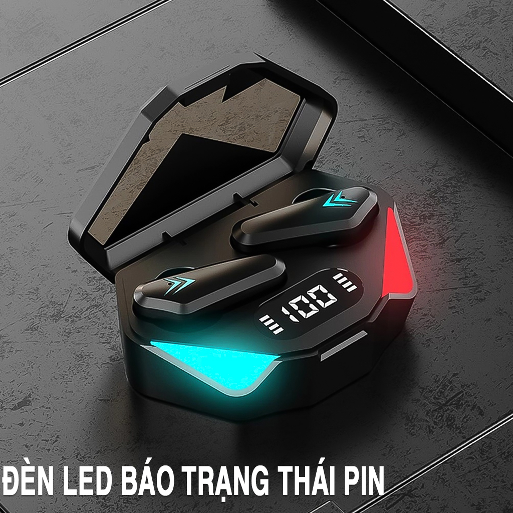 Tai nghe không dây gaming TWS X15/X15S bluetooth 5.0 công nghệ cảm biến chạm, không có độ trễ, thiết kế thể thao - Hàng chính hãng Vinetteam