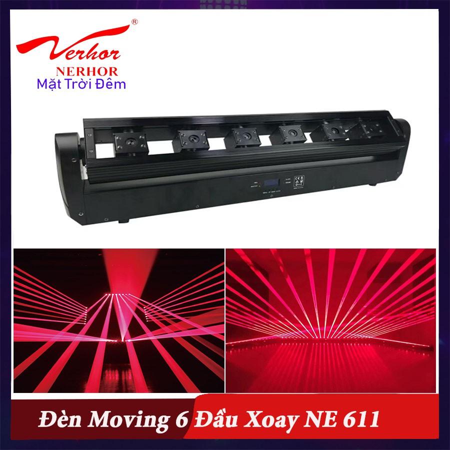 Đèn Moving Laser 6 Đầu Xoay NE 611