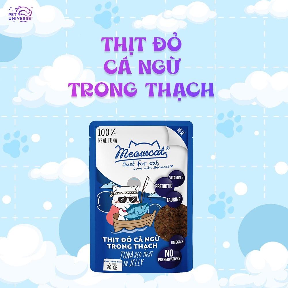 Pate cho mèo meowcat 70g nhiều vị phong phú bổ dưỡng kích thích vị giác cho mèo lớn mèo con